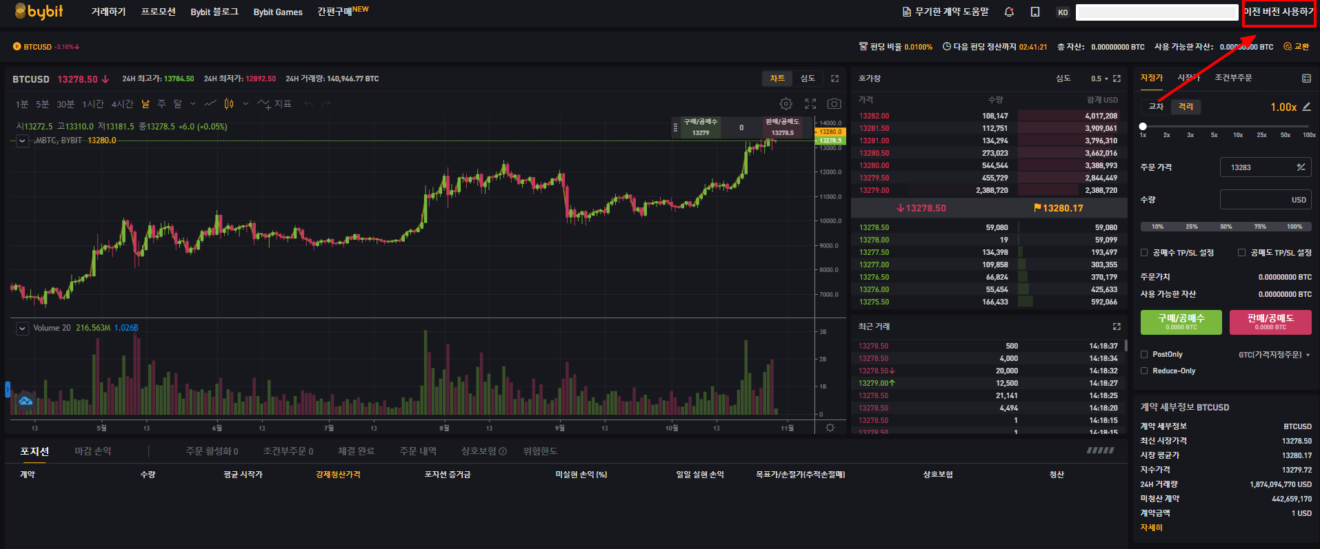 3. 바이비트 차트설정 방법 - 바이비트 차트보는법 - 코인픽