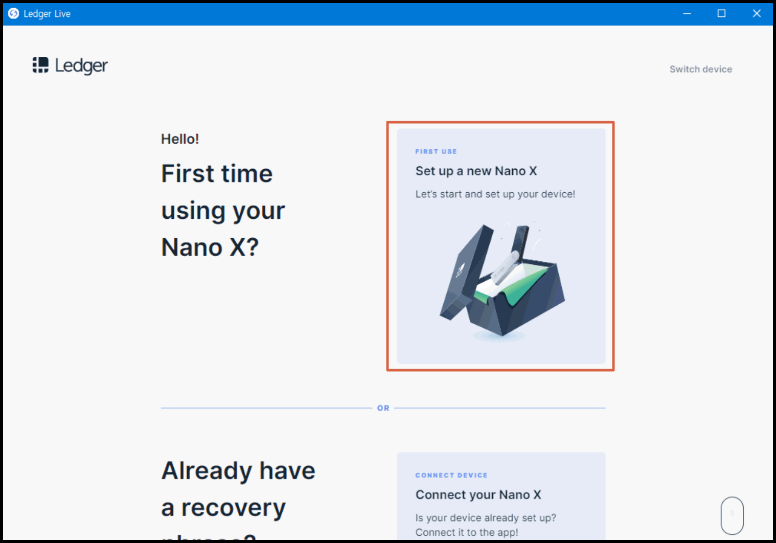 렛저나노 사용 방법(설정, 셋팅, 구성품) - 암호화폐 지갑 - 코인픽