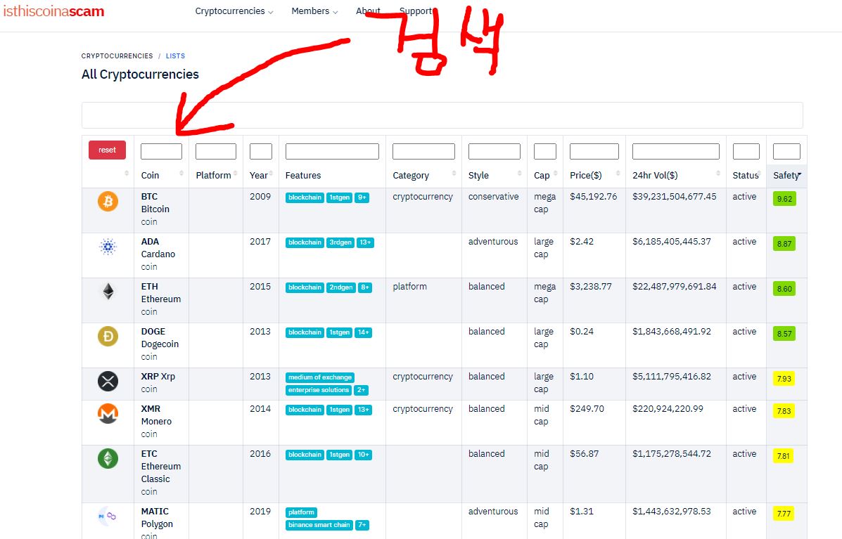 내 코인이 얼마나 10 스캠인지 알아보는 사이트! - 자유게시판 - 코인픽
