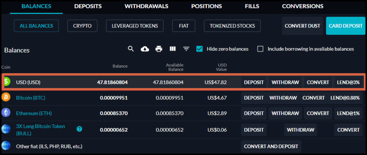 FTX거래소 코인 환전하는 방법(리플 전환 수수료) - FTX 게시판 - 코인픽
