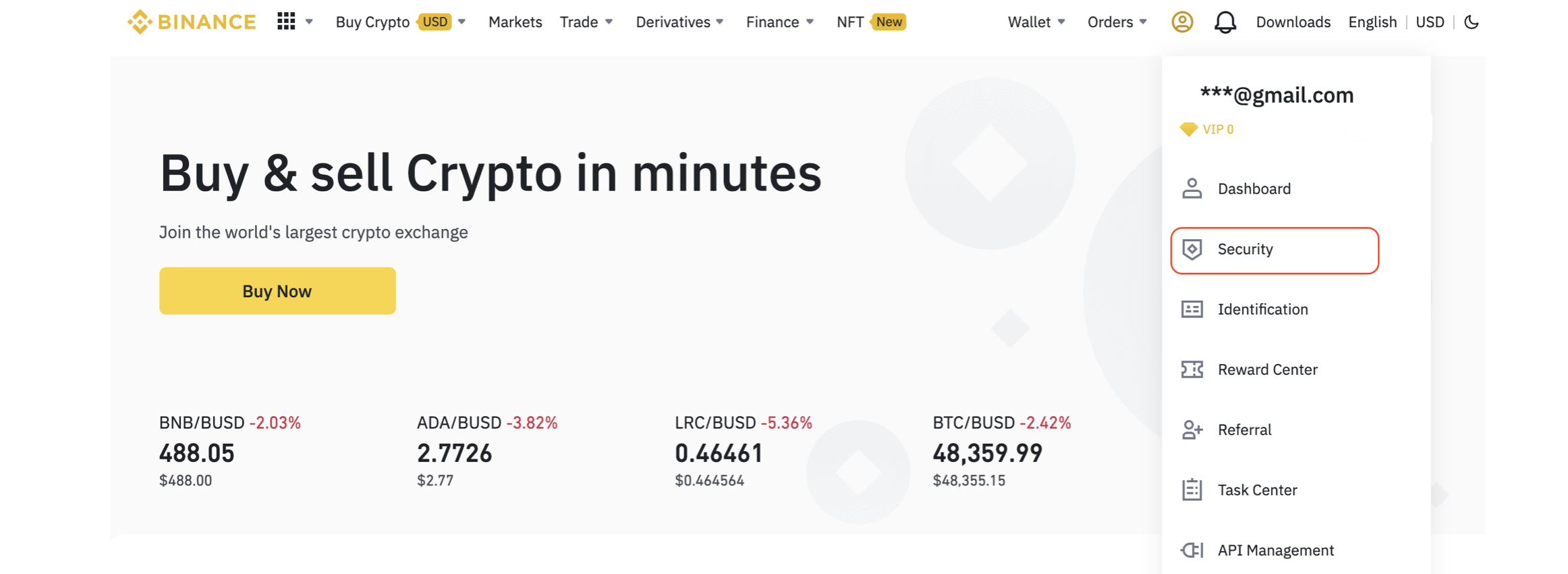 Binance Google OTP - UNICORN - 코인픽