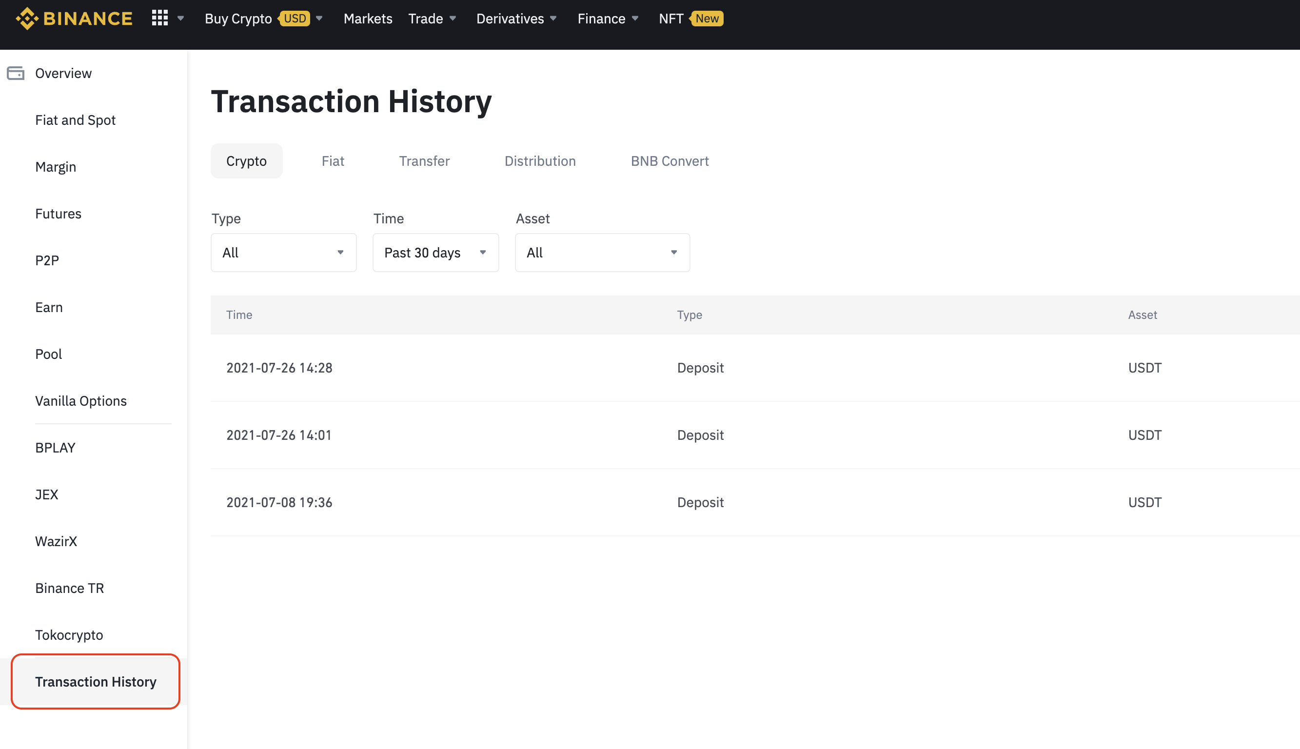 How to Deposit Fund on Binance(2) - UNICORN - 코인픽