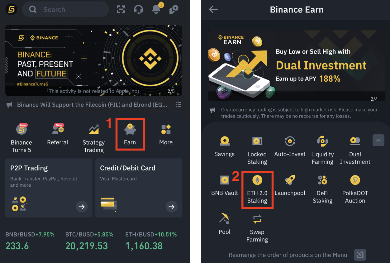 바이낸스 ETH 이더리움 2.0 스테이킹 하는방법 - Binance 이더리움 스테이킹 - 코인픽