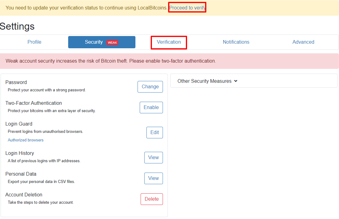 로컬비트코인] Localbitcoins 2021년 kyc(본인인증) 하는 방법! - 비트코인 P2P 거래소 사이트 - 코인픽