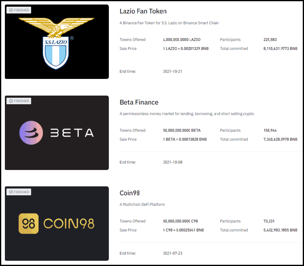 바이낸스 런치패드 하는 방법(일정, 조건, 수익 분석 등) - 바이낸스 게시판 - 코인픽